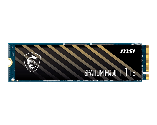 MSI SPATIUM M450 PCIe 4.0 NVMe M.2 SSD - SevenTwentyOne
