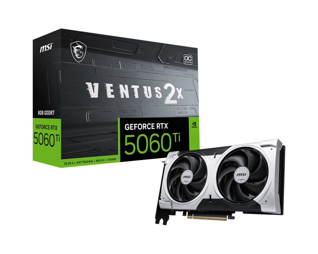 MSI GeForce RTX™ 5060 Ti 8G VENTUS 2X OC PLUS - SevenTwentyOne