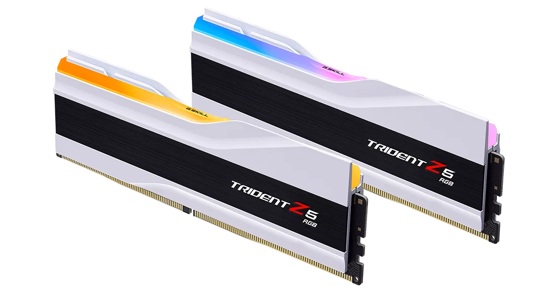 Gskill Trident Z5 RGB Heatsink (6400mhz/7200mhz/8000mhz/8400mhz) (Black/White) - SevenTwentyOne