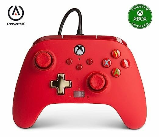 PowerA XBX ENWIRED CONTROLLER RED - SevenTwentyOne