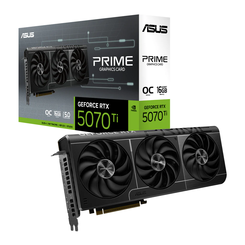 ASUS PRIME GeForce RTX™ 5070 Ti 16GB GDDR7 OC Edition - SevenTwentyOne