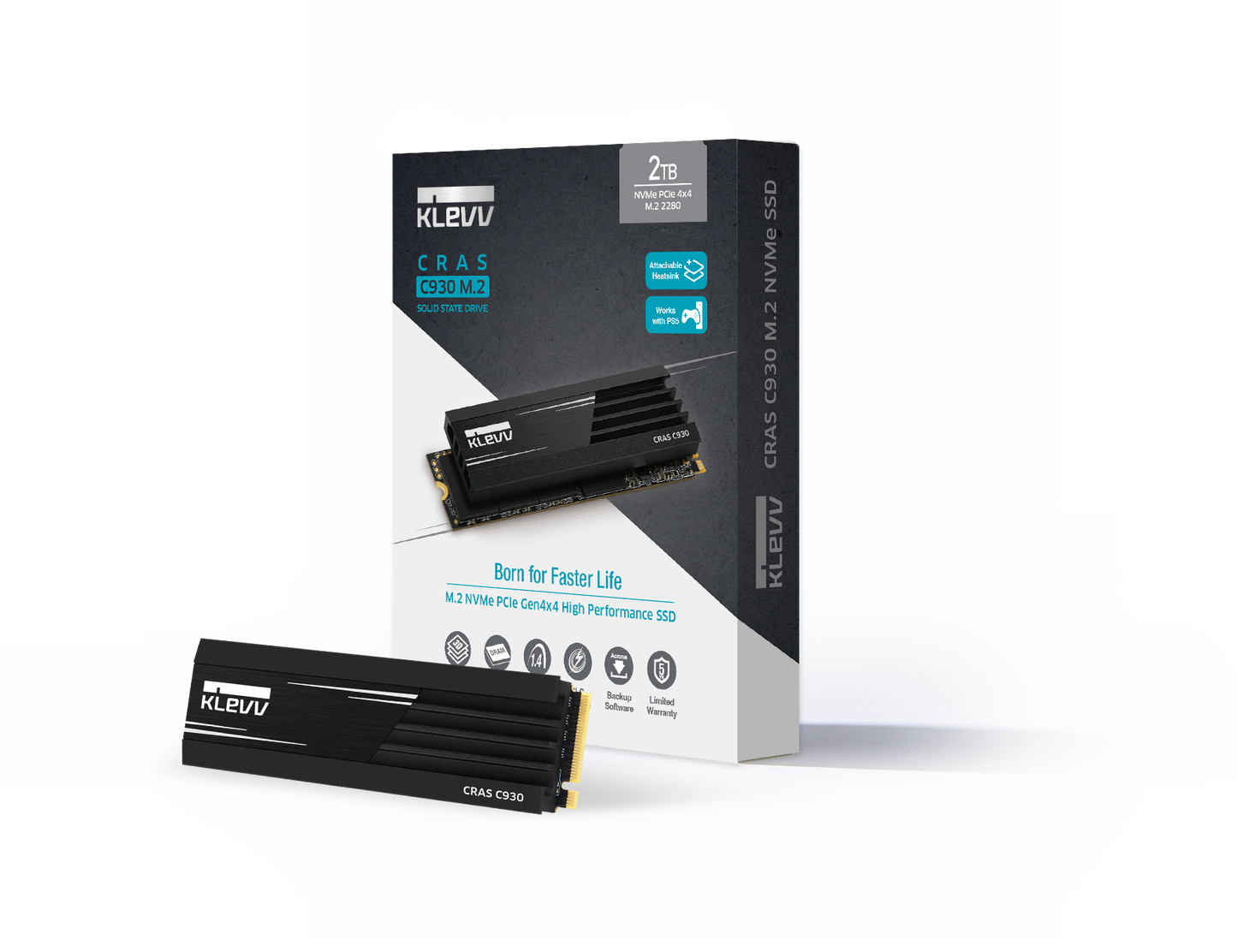 Klevv CRAS C930 M.2 NVMe PCIe 4 x 4 SSD 2280