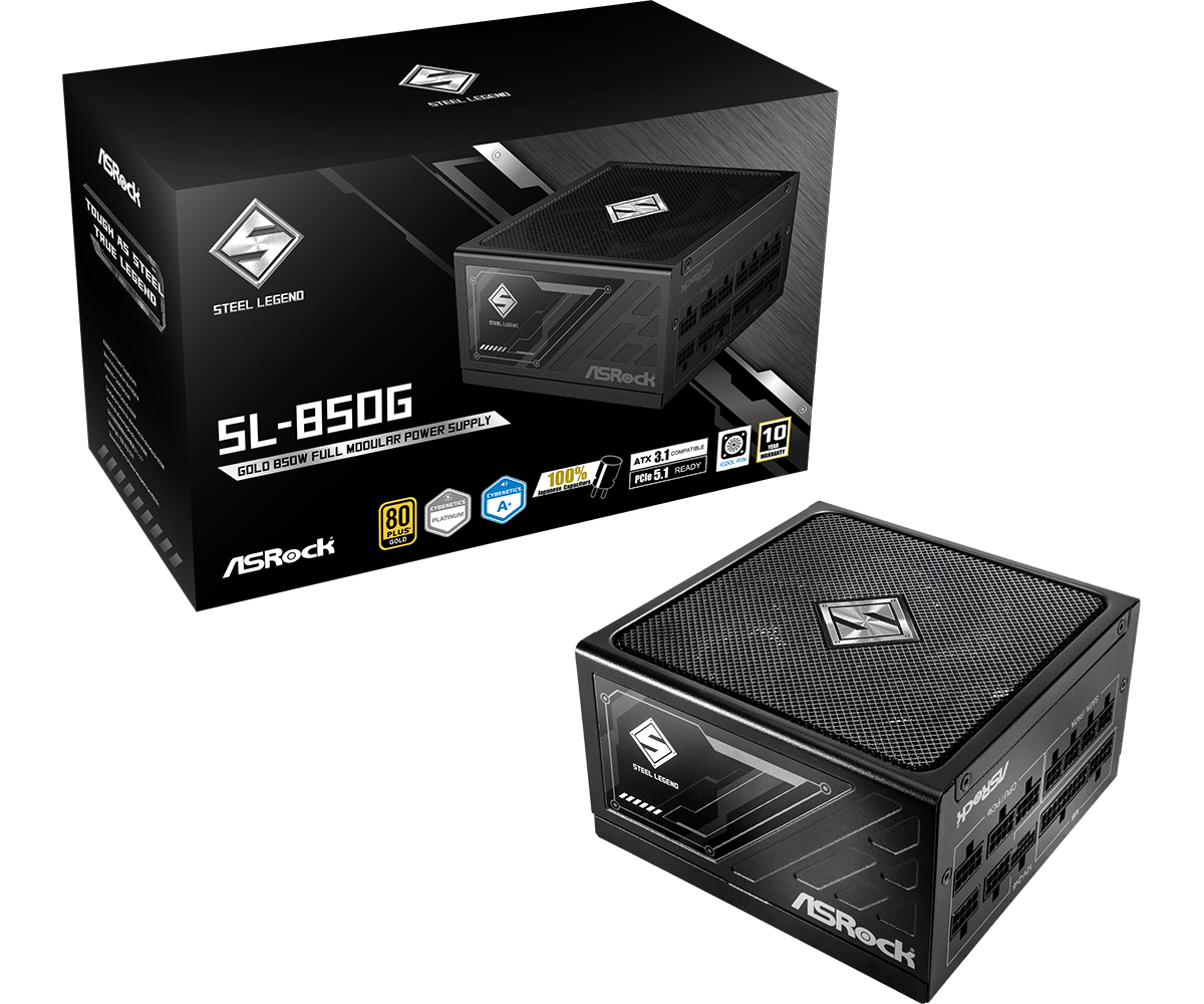 Asrock SL 850G 850W ATX3.1 PCIe5.1 80 plus Gold Fully Modular - SevenTwentyOne