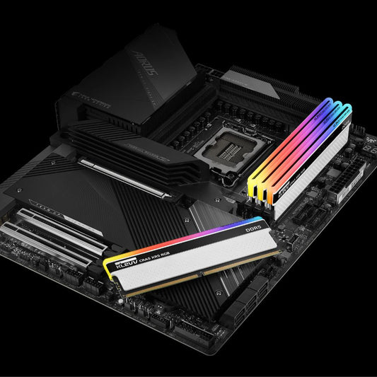 Klevv CRAS XR5 RGB DDR5 (6200mhz/7000mhz/7200mhz/8000mhz) (White) - SevenTwentyOne