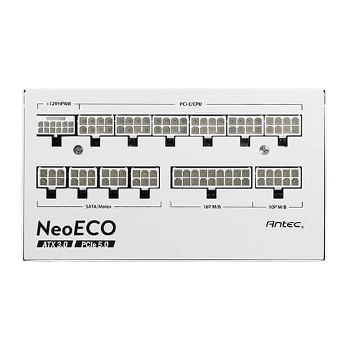 Antec NE1000G White 1000w ATX3.0 PCIe5.0 80 plus Gold Fully Modular - SevenTwentyOne