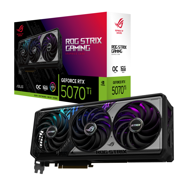 ASUS ROG Strix GeForce RTX™ 5070 Ti 16GB GDDR7 OC 超頻版
