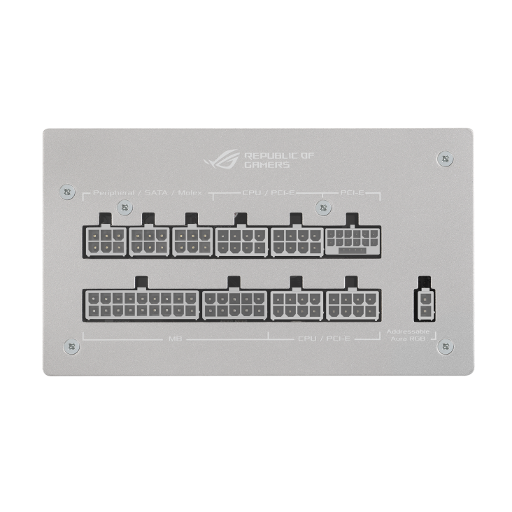 ASUS ROG Strix 1000G Aura White Gaming 1000w ATX3.0 PCIe5.0 80 plus Gold Fully Modular - SevenTwentyOne