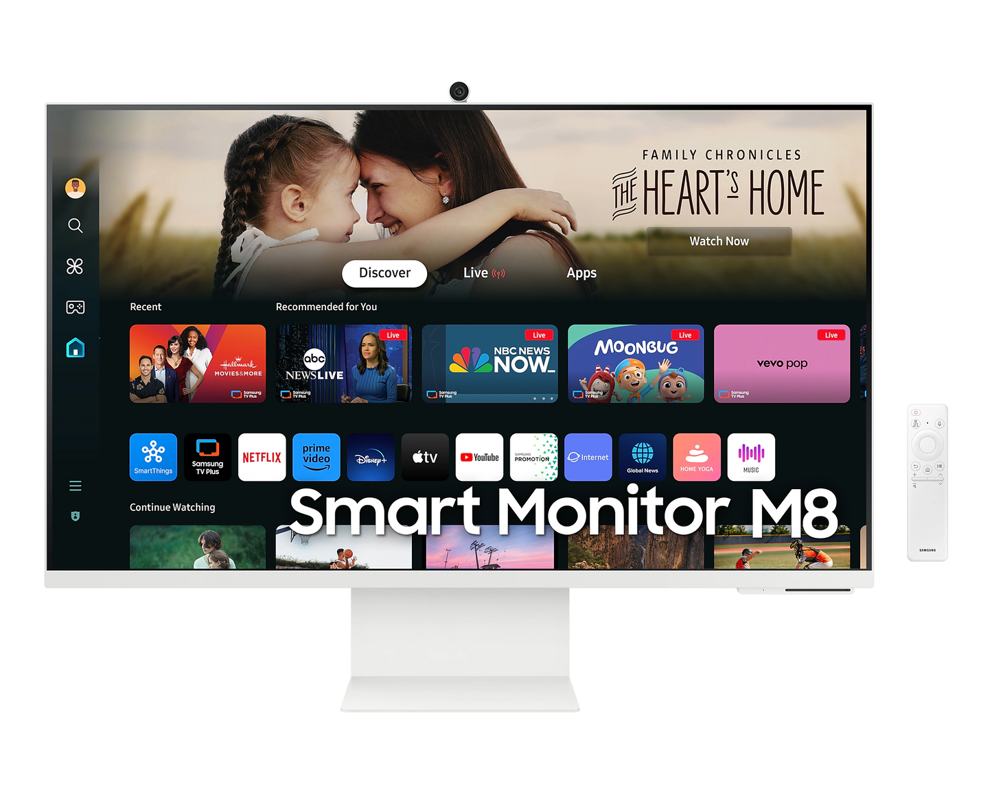 Samsung LS32DM803UCXXK 32" M8智能顯示器 (AI串流影像升頻) - SevenTwentyOne