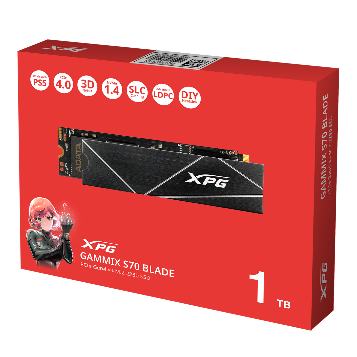 Adata XPG S70 Blade PCIe 4.0 NVMe M.2 SSD - SevenTwentyOne