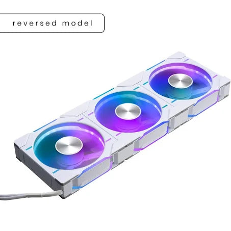 Phanteks D30 120MM/140MM PWM FAN, REVERSED AIRFLOW, DRGB BLACK/WHITE(一/三組) - SevenTwentyOne