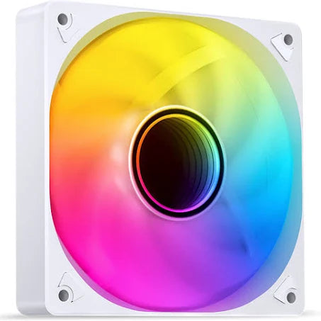 Jonsbo SL-120 12CM PWM RGB Fan (黑/白) (正葉/反葉) - SevenTwentyOne