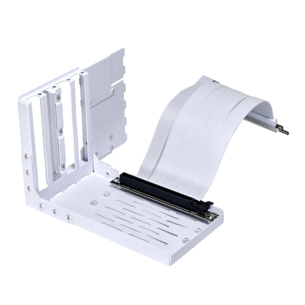 LIAN LI Universal 4 Slots Vertical GPU Gen4 Riser Kit Black/White (砌機減$20) - SevenTwentyOne