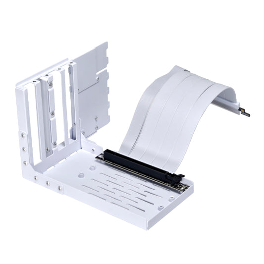 LIAN LI Universal 4 Slots Vertical GPU Gen4 Riser Kit Black/White (砌機減$20) - SevenTwentyOne