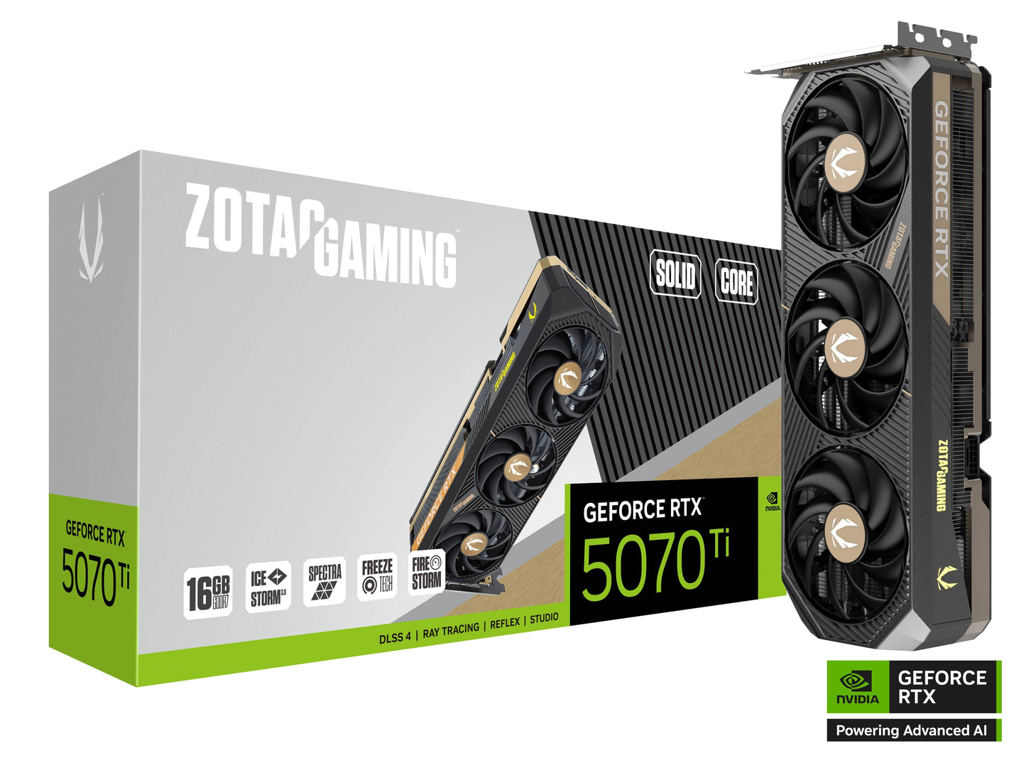 ZOTAC GAMING GeForce RTX™ 5070 Ti SOLID CORE OC