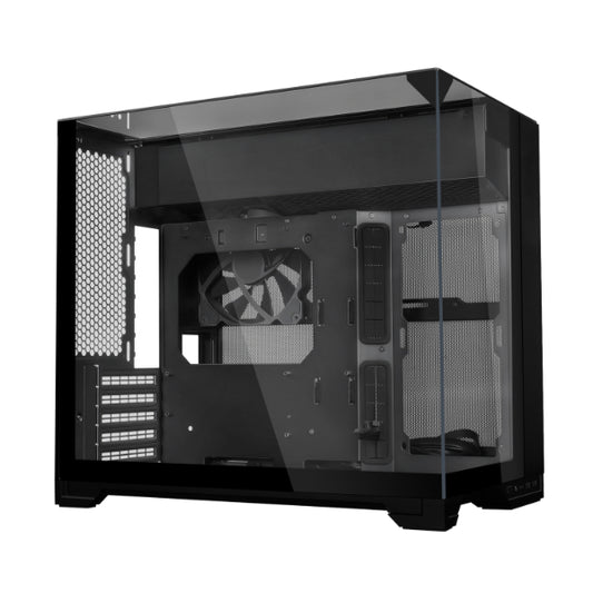 LIAN LI O11 Vision M BLACK 黑色 MATX 淨機箱/ 9.2吋副屏版