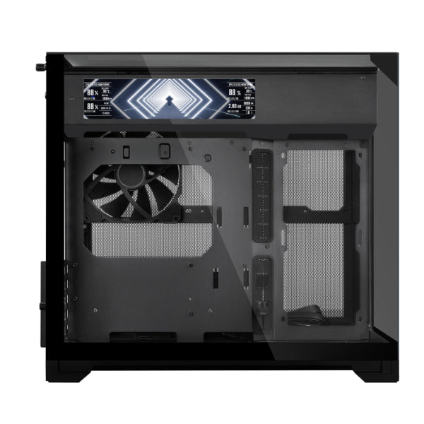 LIAN LI O11 Vision M BLACK 黑色 MATX 淨機箱/ 9.2吋副屏版