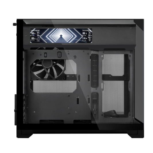 LIAN LI O11 Vision M BLACK 黑色 MATX 淨機箱/ 9.2吋副屏版