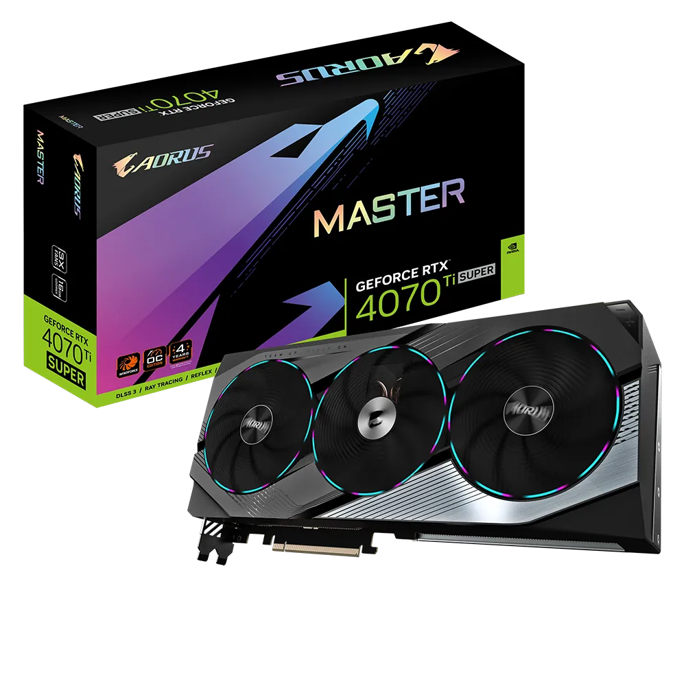 Gigabyte AORUS  RTX 4070 Ti SUPER MASTER 16G