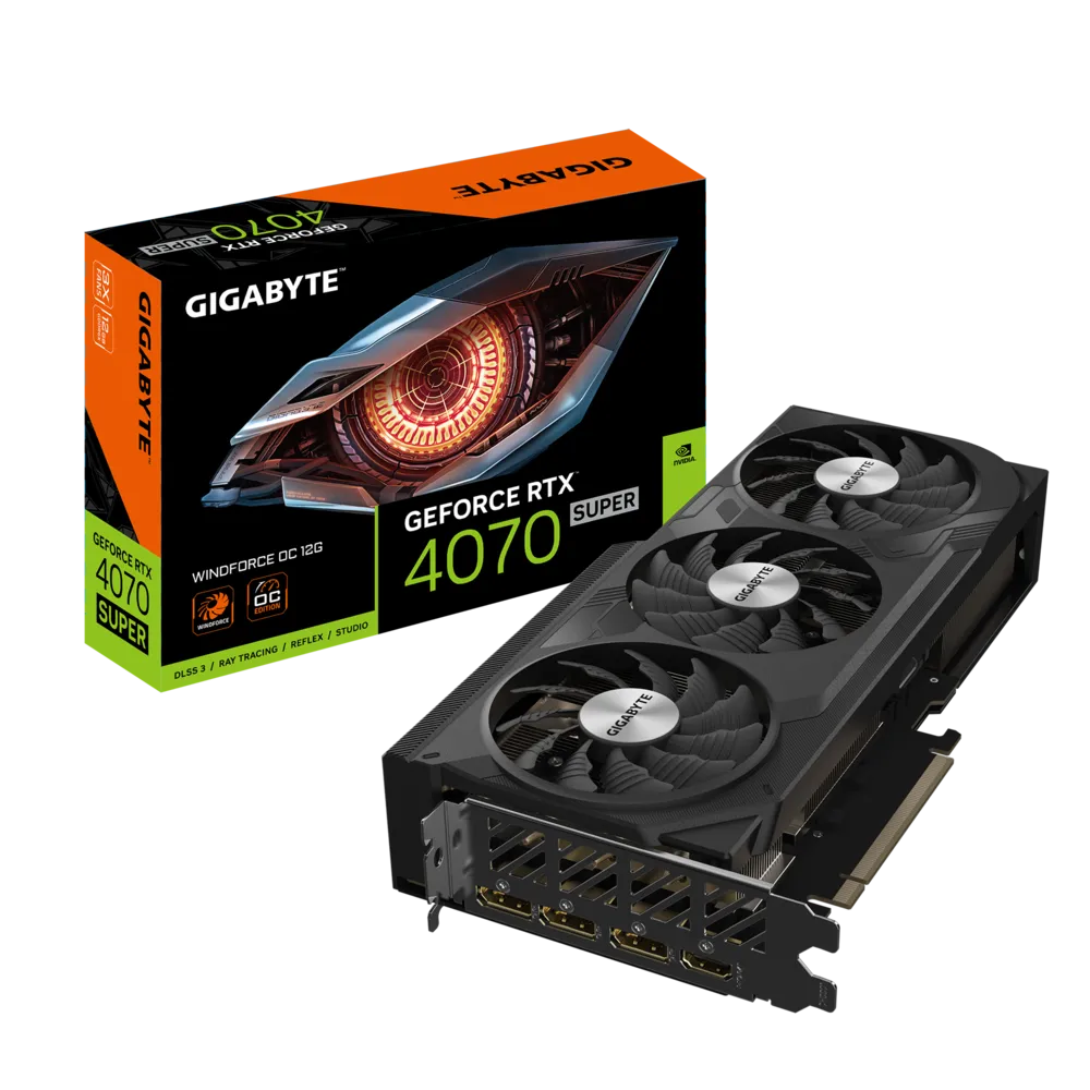 Gigabyte RTX 4070 SUPER WINDFORCE OC 12G