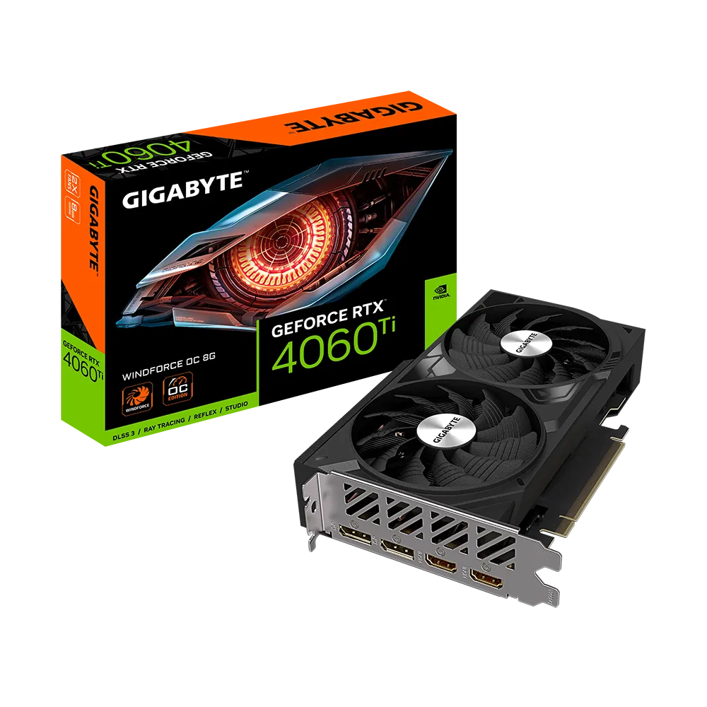 Gigabyte RTX­­ 4060 Ti WINDFORCE OC V2 8G