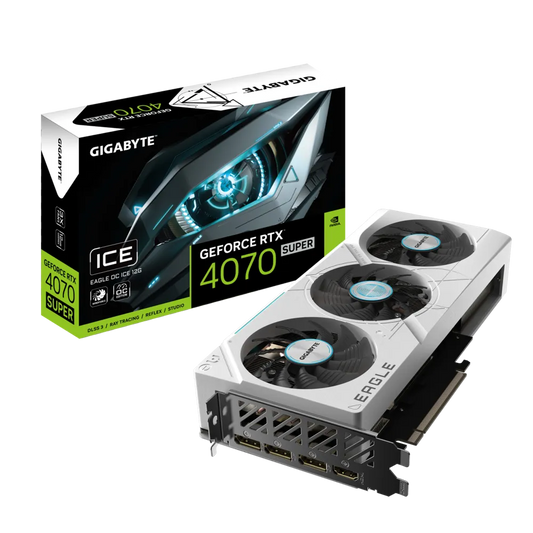 Gigabyte RTX 4070 SUPER EAGLE OC ICE 12G