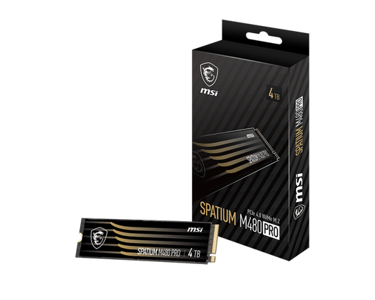 MSI SPATIUM M480 Pro PCIe 4.0 NVMe M.2 SSD