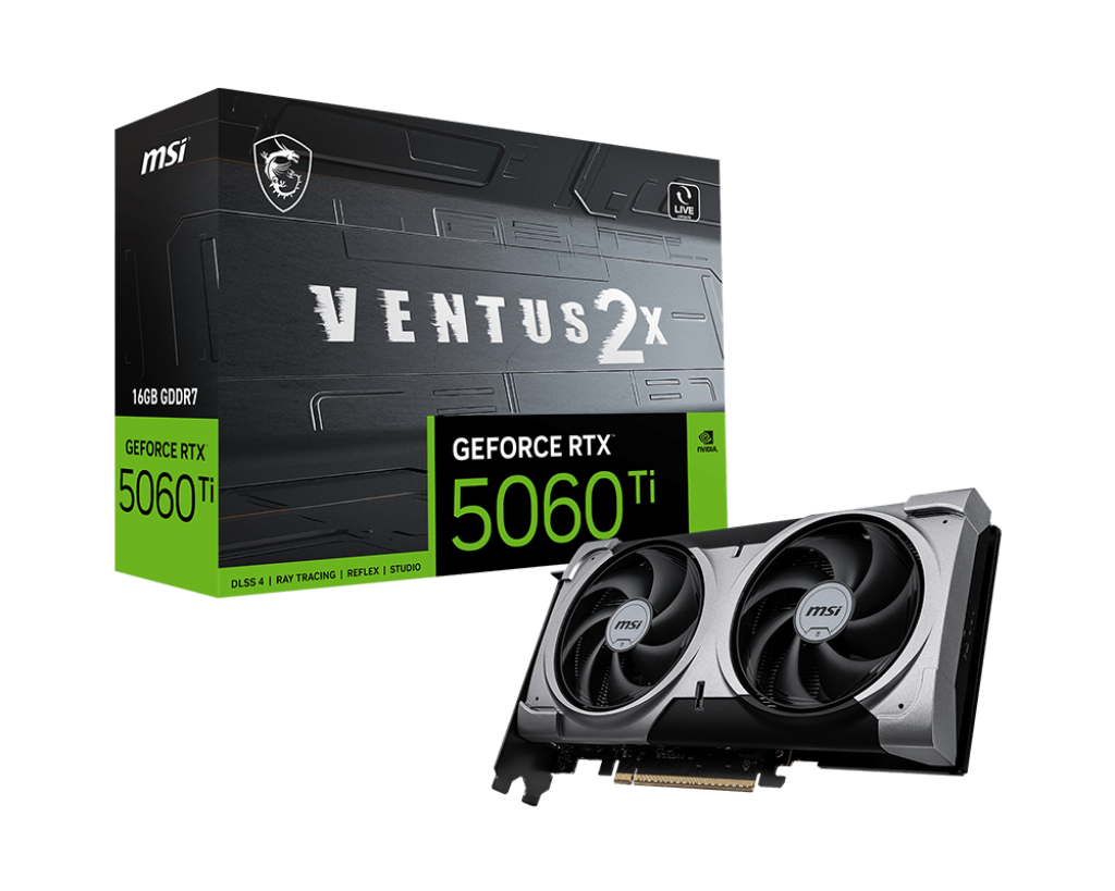 MSI GeForce RTX™ 5060 Ti 16G VENTUS 2X PLUS - SevenTwentyOne