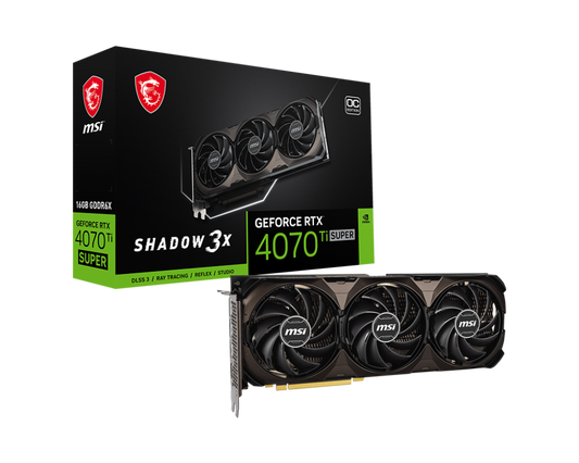 MSI RTX 4070 Ti SUPER 16G SHADOW 3X OC