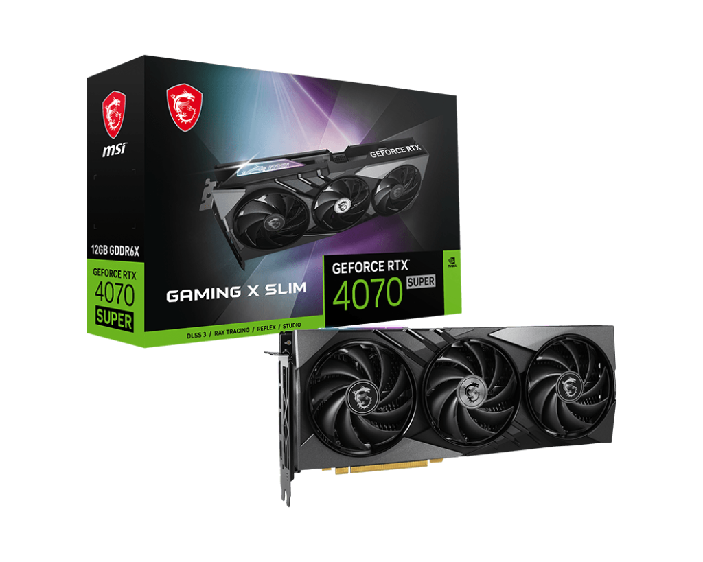 MSI RTX 4070 SUPER 12G GAMING X SLIM