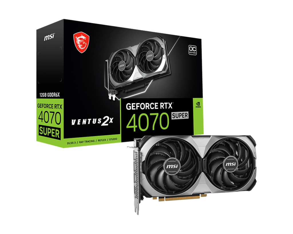 MSI RTX 4070 SUPER 12G VENTUS 2X OC