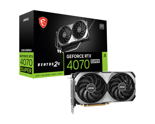 MSI RTX 4070 SUPER 12G VENTUS 2X OC