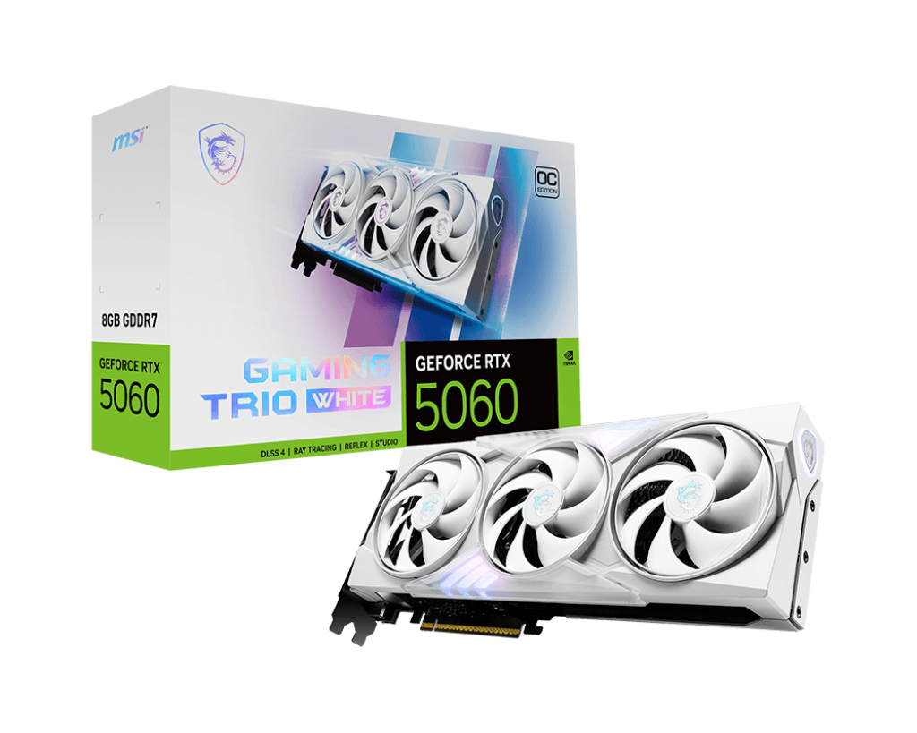 MSI GeForce RTX™ 5060 8G GAMING TRIO OC WHITE