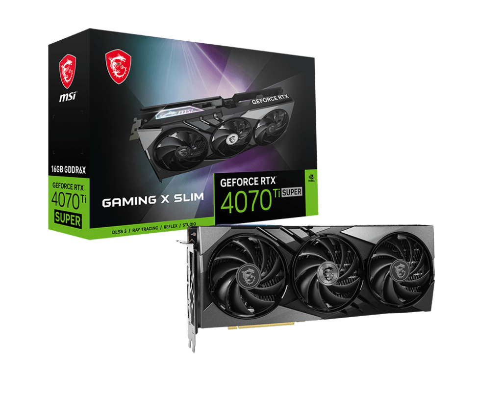 MSI RTX 4070 Ti SUPER 16G GAMING X SLIM