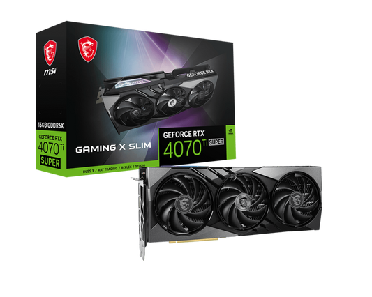 MSI RTX 4070 Ti SUPER 16G GAMING X SLIM