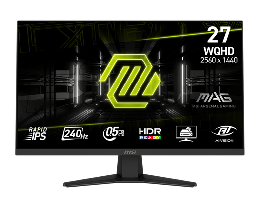 MSI MAG 274QF X24 電競顯示器[27Inch/2K/ 240Hz/ 0.5ms/ Rapid IPS]
