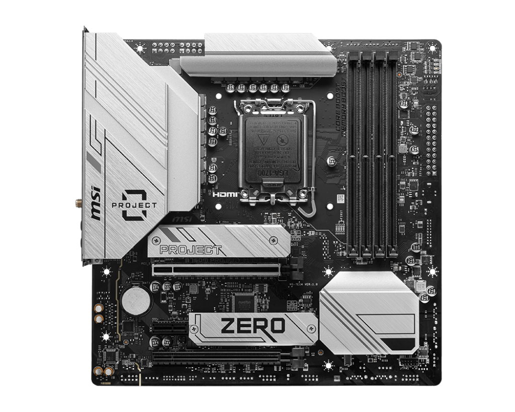 MSI B760M PROJECT ZERO (背插主板)