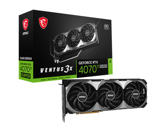 MSI RTX 4070 Ti SUPER 16G VENTUS 3X OC