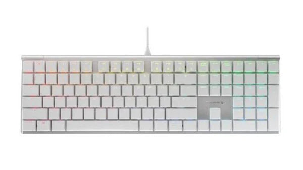 CHERRY MX10.0 Low Profile紅軸 RGB 機械式鍵盤(G8A-25000LYAEU-1) (銀框)