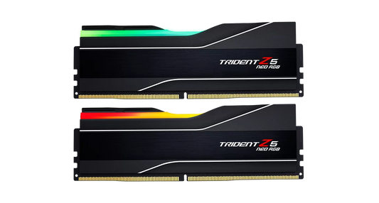 Gskill Trident Z5 RGB Neo Heatsink (For AMD Expo) (6000mhz/6400mhz) (Black/White)