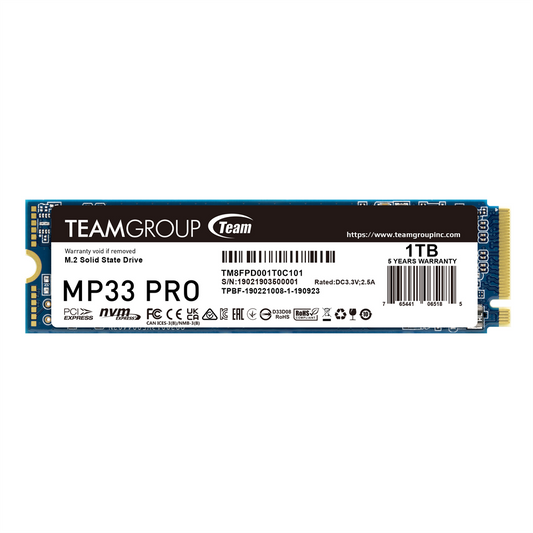 Team MP33 Pro PCIe 3.0 NVMe M.2 SSD