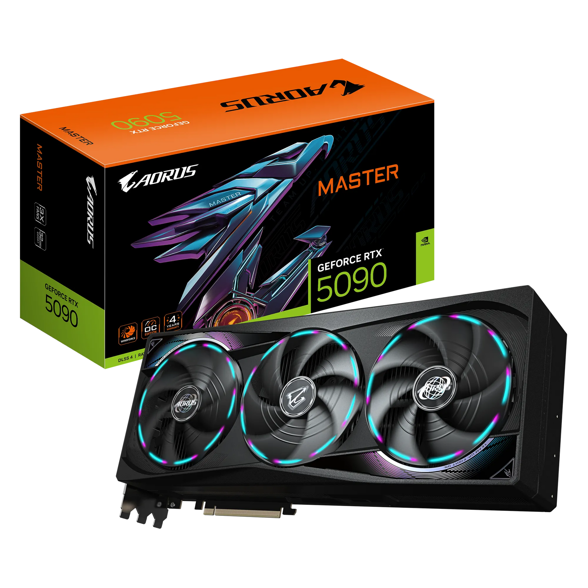 [當然是水行貨 3年代理保 貨期請DM/WTS] Gigabyte AORUS GeForce RTX™ 5090 MASTER 32G - SevenTwentyOne