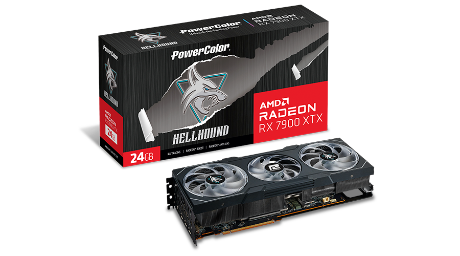 POWERCOLOR Hellhound AMD Radeon RX7900XTX 24GB GDDR6