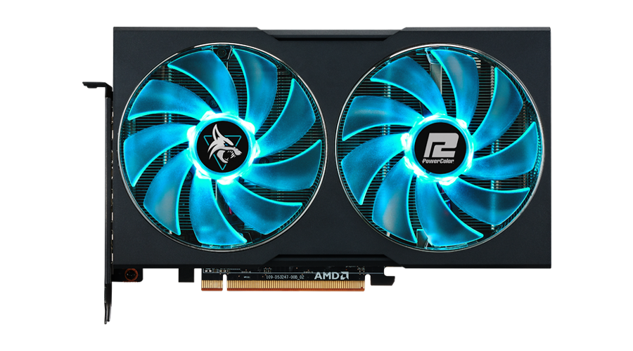 POWERCOLOR Hellhound AMD Radeon RX7600 8GB GDDR6