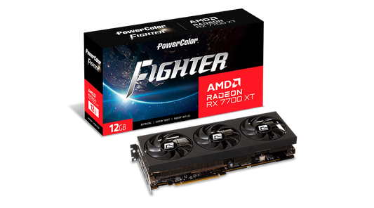 POWERCOLOR Fighter AMD Radeon RX7700XT 12GB GDDR6