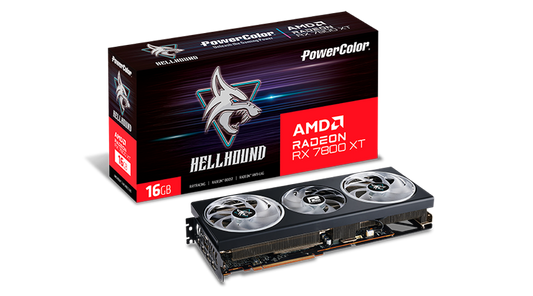 POWERCOLOR Hellhound AMD Radeon RX7800XT 16GB GDDR6