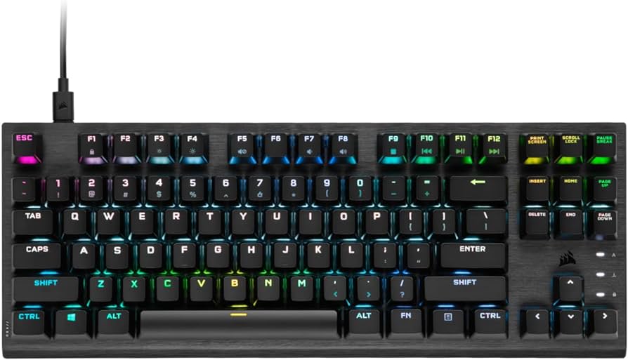 Corsair K60 PRO TKL RGB Tenkeyless Optical-Mechanical Gaming Keyboard