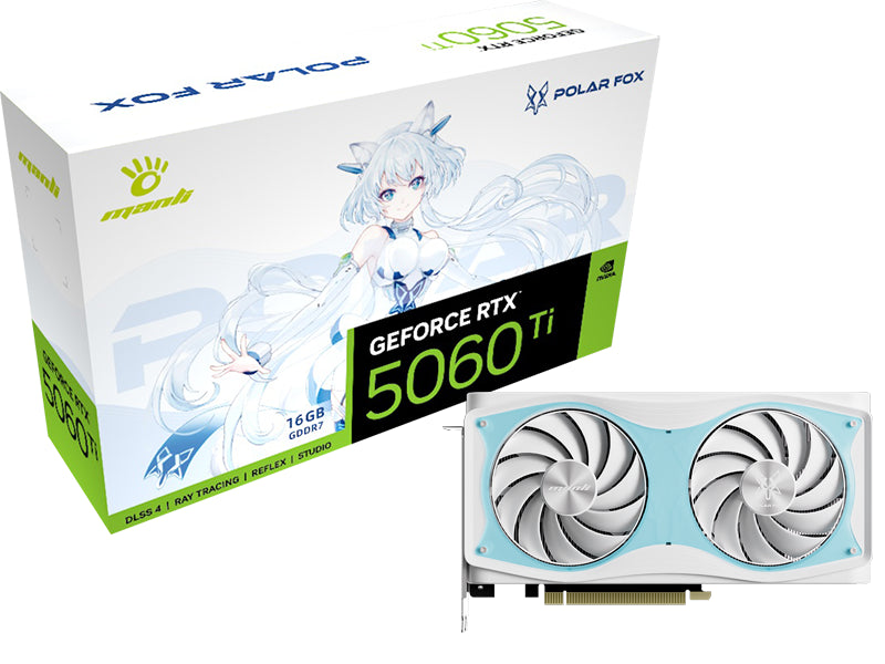 MANLI Polar Fox GeForce RTX 5060 Ti OC 16GB GDDR7 - SevenTwentyOne