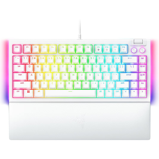 Razer BlackWidow V4 75% White (Orange Switch) 
US Layout