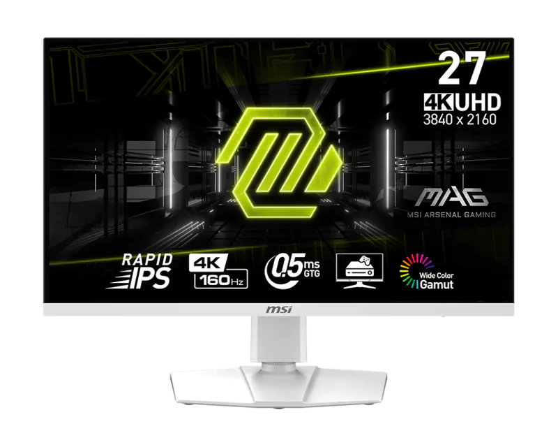 MSI MAG274URFW
27" 4K 160Hz Rapid IPS Gaming Monitor
可調升降