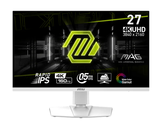 MSI MAG274URFW
27" 4K 160Hz Rapid IPS Gaming Monitor
可調升降